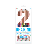 2 of A Kind Double-Ended Colored Pencils