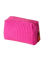 BOXY COSMETIC POUCH MAGENTA S