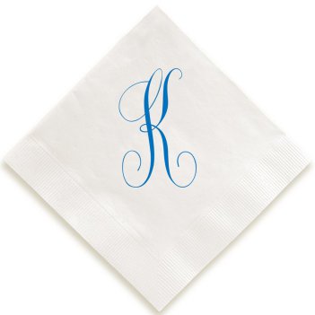 INITIAL COCKTAIL NAPKINS