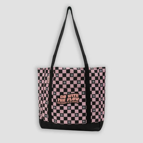 TOTE BAG - GO WITH THE FLOW (AND STRAIGHT TO THE WEEKEND)
