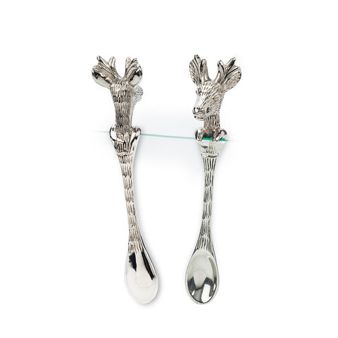 SILVER REINDEER SPOON