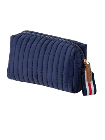 BOXY COSMETIC POUCH NAVY S