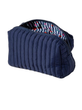 BOXY COSMETIC POUCH NAVY S