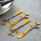 SET OF 4 BRASS PETAL SPREADER