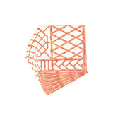 CORAL BAMBOO COCKTAIL NAPKIN