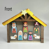 WOOD NATIVITY