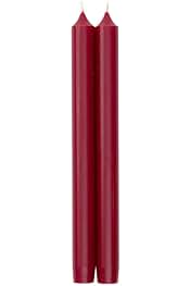 2/Candles Cranberry 10"