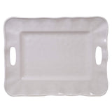 RECTANGULAR TRAY WITH HANDLES