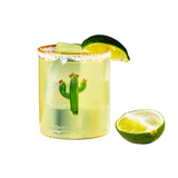 CACTUS COCKTAIL GLASSES SET OF 4