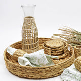 WOVEN ROUND TRAY