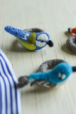 BLUE BIRDS NAPKIN RINGS SET OF 4