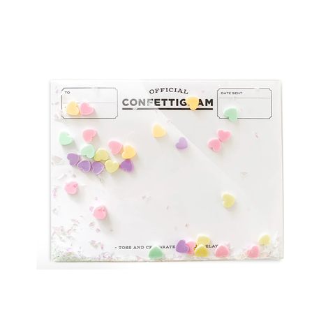 CONFETTIGRAM SWEETHEARTS CARD