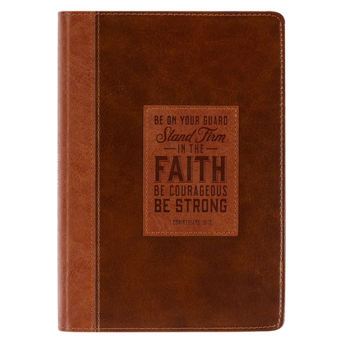 STAND FIRM LEATHER JOURNAL - CORINTHIANS 16:13