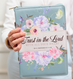 TRUST IN THE LORD - FLOWER BIBLE COVER