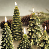 Winter Pine Tree Candle