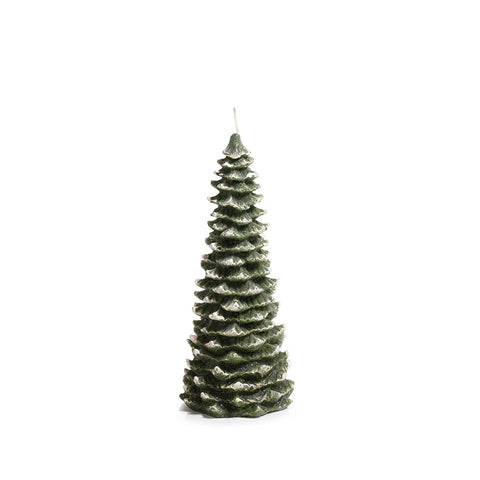 Winter Pine Tree Candle