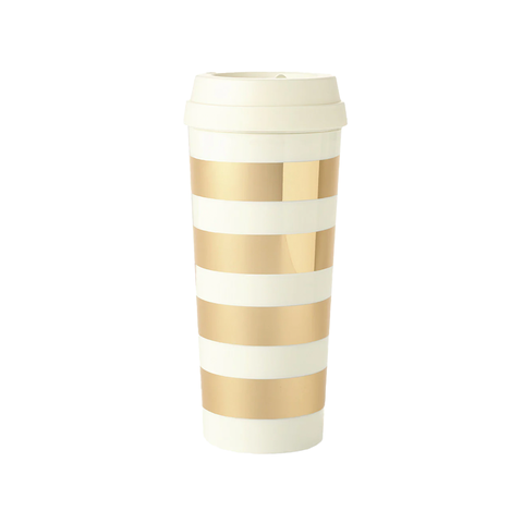 GOLD STRIPE TUMBLER