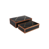 RESIN BOXES BLACK