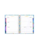 BLUE TULIPS - MEDIUM 17 MONTH PLANNER 2024-2025