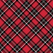 RED PLAID COCKTAIL