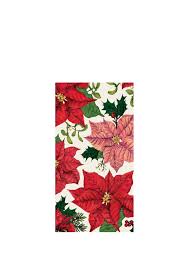 POINSETTIA GUEST NAPKIN