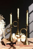 TRUMPET CANDLE HOLDER