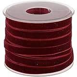 VELVET RIBBON RED 20YD