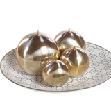 TITANIUM BALL CANDLE GOLD