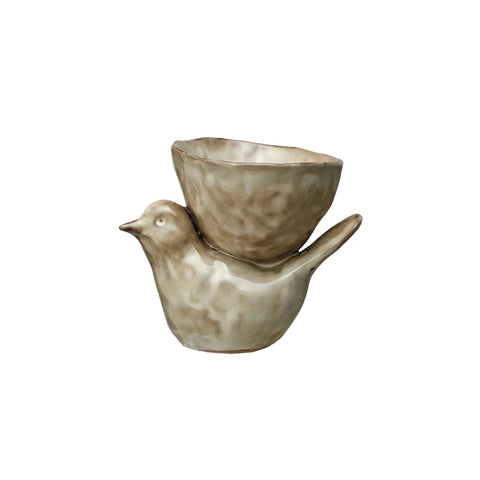 CERAMIC BIRD BOWL