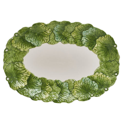 LA FLEUR LEAF PLATTER 15IN