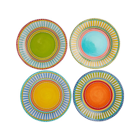 COLORFUL DINNER PLATES