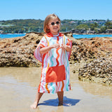 PERSONALIZED KIDS PONCHO SQUIGGLE