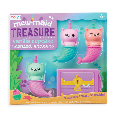 MEW-MAID TREASURE SCENTED ERASERS