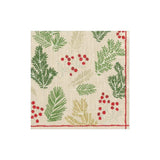 BERRIES COCKTAIL NAPKINS IN LINEN