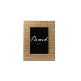 CROCO LEATHER FRAME