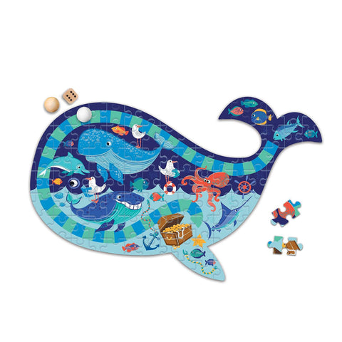 WHALE SHAPE PUZZLE GAME