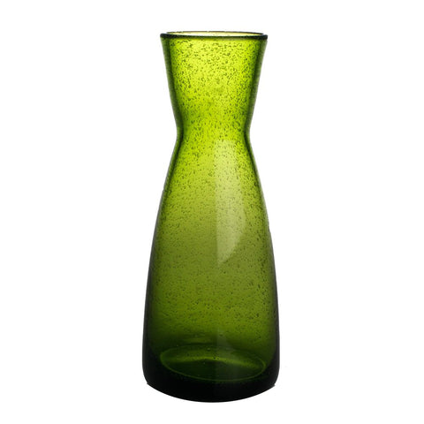 GREEN CARAFE WITH BUBBLES