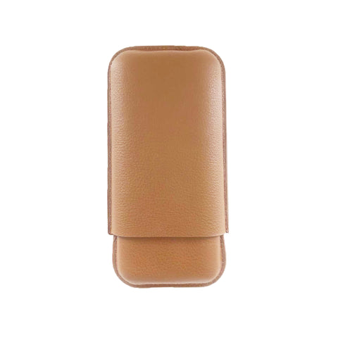 CIGAR CASE LEATHER BROWN