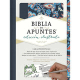BIBLIA DE APUNTES, EDICIÓN ILUSTRADA DE TELA