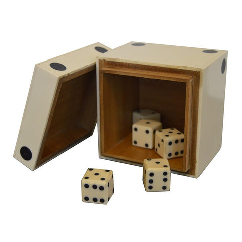 BONE DICE BOX