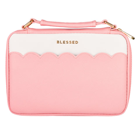 BIBLE COVER BLESSED PINK