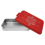 ALUMINUM CAKE PAN WITH LID