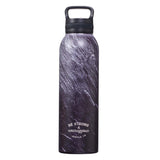 STRONG & COURAGEOUS STAINLESS STEEL WATER BOTTLE