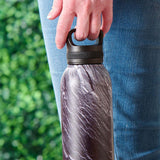 STRONG & COURAGEOUS STAINLESS STEEL WATER BOTTLE