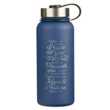 I KNOW THE PLAN - STAINLESS WATER BOTTLE JEREMIAH 29:11