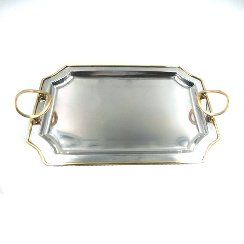 GOLD RECTANGLE TRAY