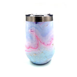 MARBLE STAINLESS WINE TUMBLER