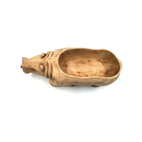 CARVED HIPPO BOWL