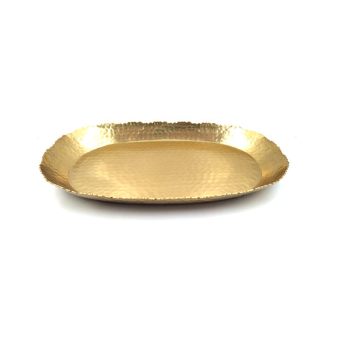 GOLD OVAL TRAY