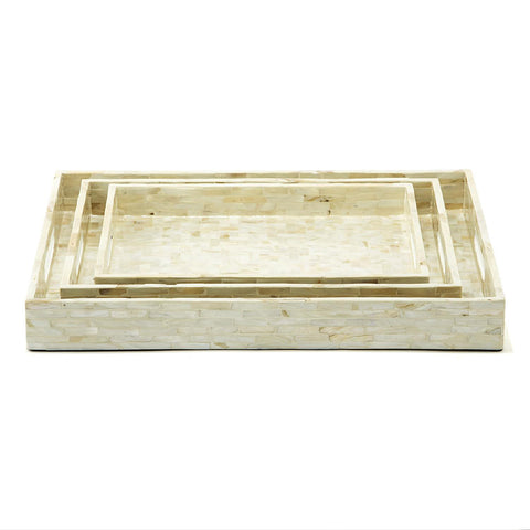 MOTHER PEARL RECTANGLE TRAY